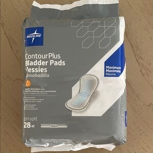 Medline Contour Plus Bladder Control Pads – Maximum  Absorbency 28 diaper